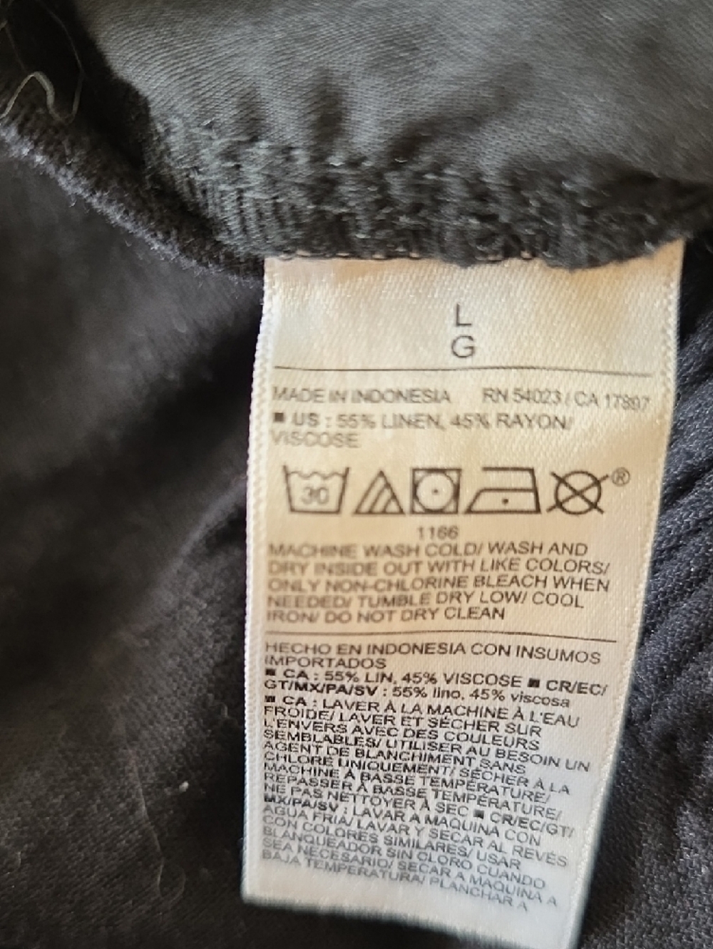 Old Navy Black Wide Leg Pants - Picture 2 of 2